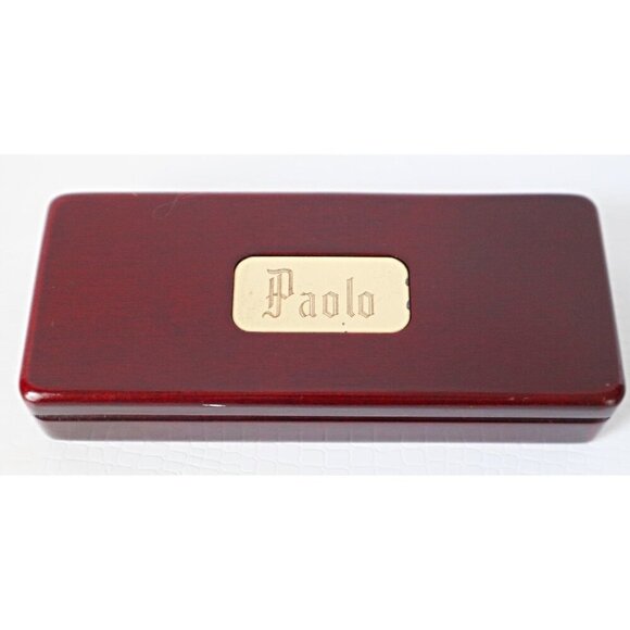 Vintage Cadence Mechanical Pencil & Pen Set Monogrammed Box Paolo - Picture 6 of 6